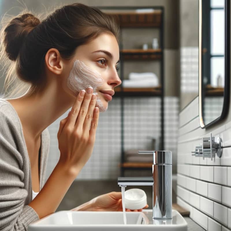 لایه بردار در ترتیب روتین پوستی شب