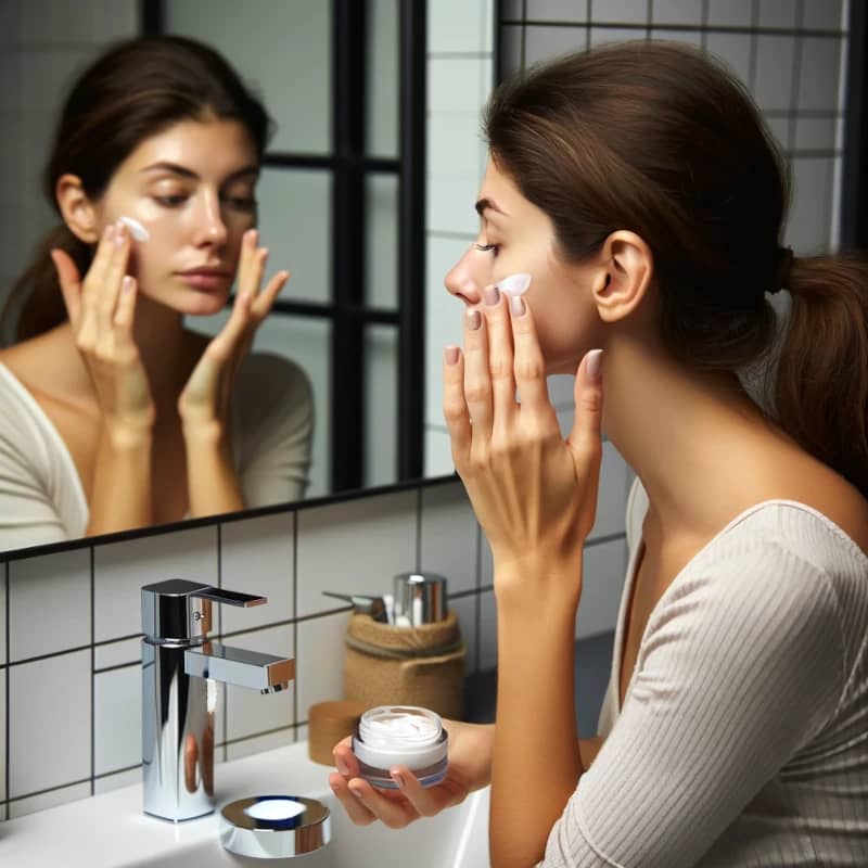 مرطوب کننده در ترتیب استفاده از محصولات پوستی