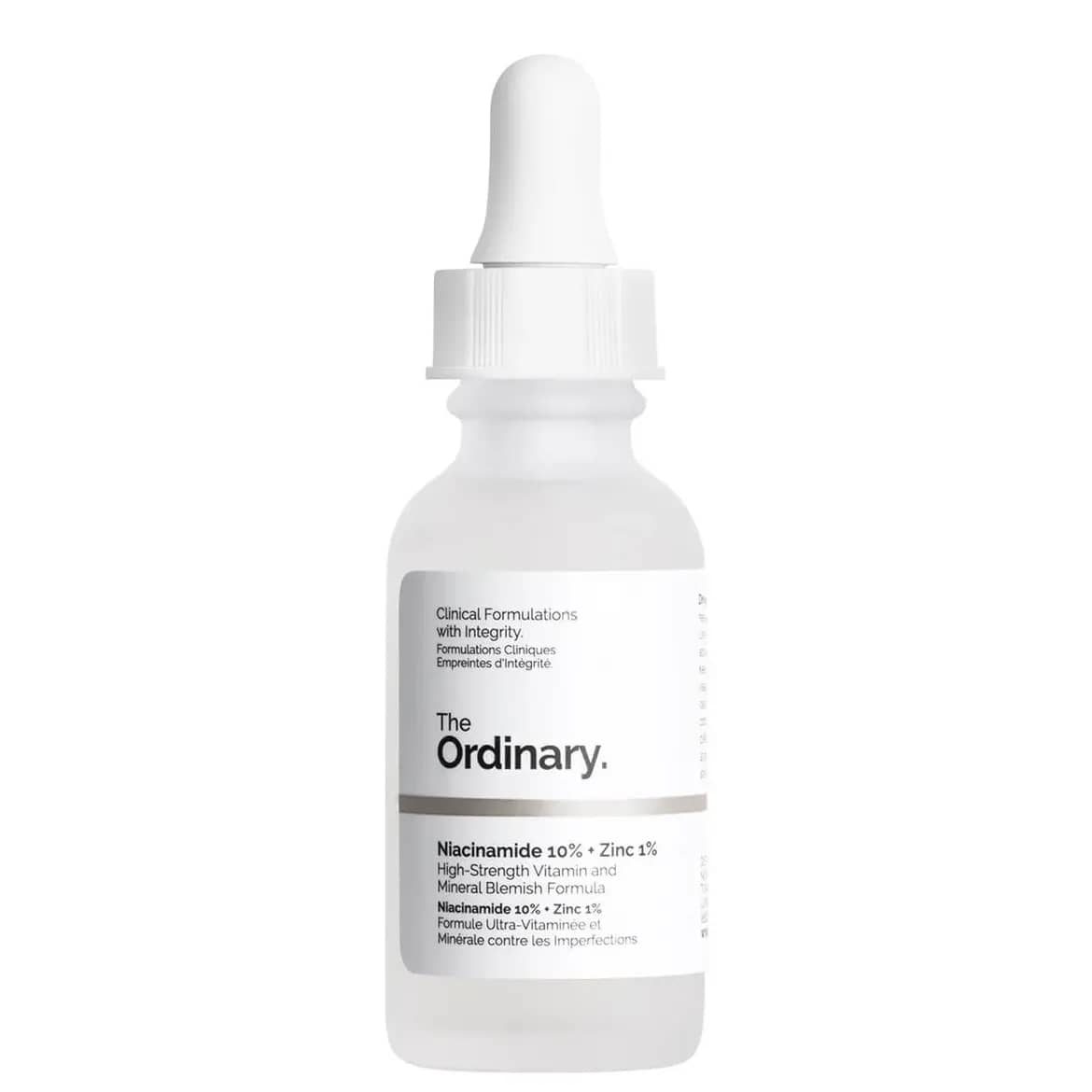 سرم نیاسینامید و زینک اوردینری برای منافذ باز صورتThe Ordinary Niacinamide 10% + Zinc 1% Serum