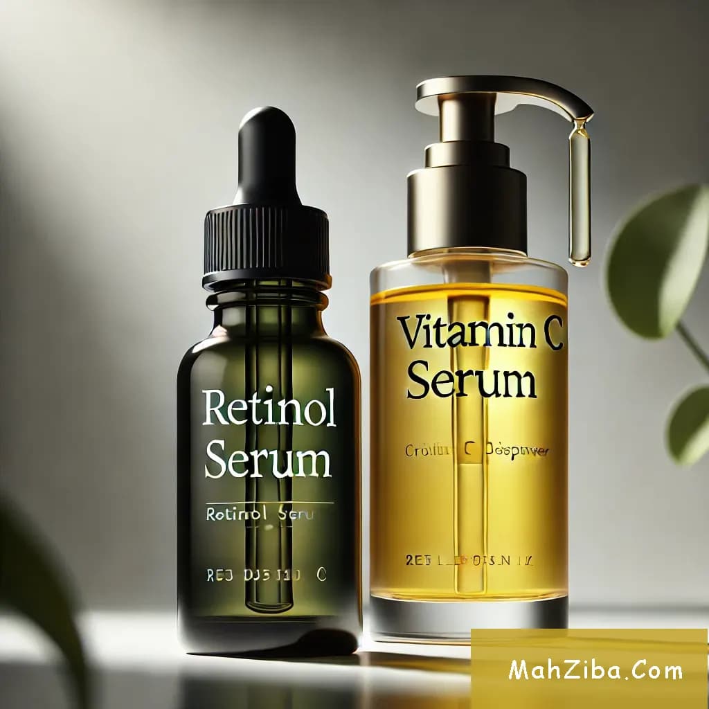 رتینول بهتره یا ویتامین سی ؟ رتینول قوی تر است یا ویتامین سی ؟ کدام بهتر است ؟ retinol or vitamin c serum or cream , which one is stronger or better , too choose