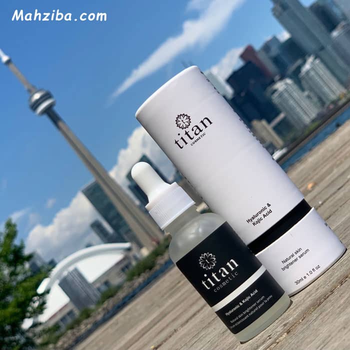 سرم ضد لک و روشن کننده تایتان ، کوجیک اسید و هیالورونیک اسیدHyaluronic & Kojic Acid - Titan Cosmetic