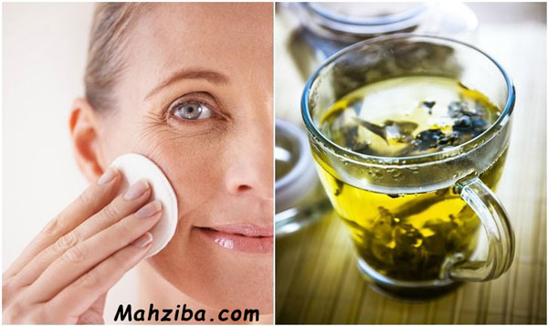 عصاره چای سبز برای درمان لک های پوستی