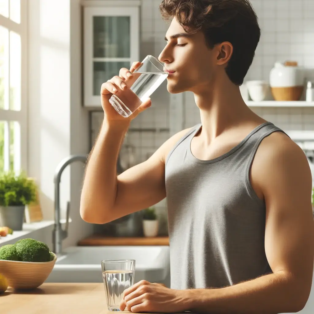 سلامت و شادابی پوست با نوشیدن آب کافی ( جلوگیری از چرب شدن پوست )