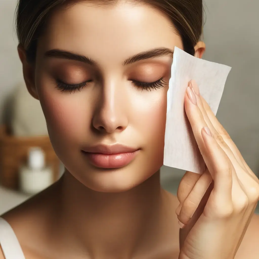 جلوگیری از چرب شدن پوست با استفاده از کاغذ بلاتینگ