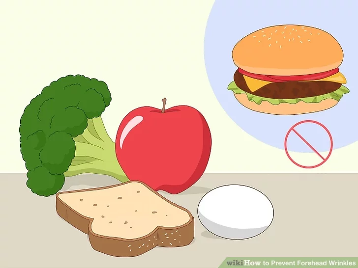 خوردن سبزیجات و میوه جات برای جلوگیری از چروک صورت