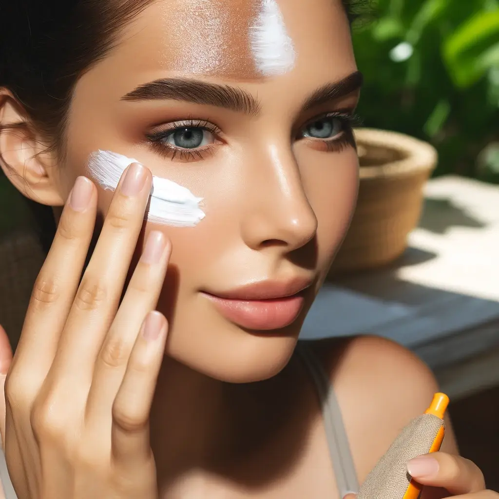 بستن منافذ باز پوست صورت با استفاده از ضد آفتاب